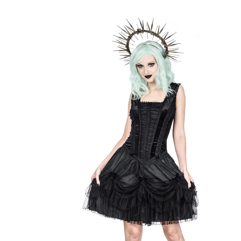 Sinister - 1277 Mini jurk - Zwart